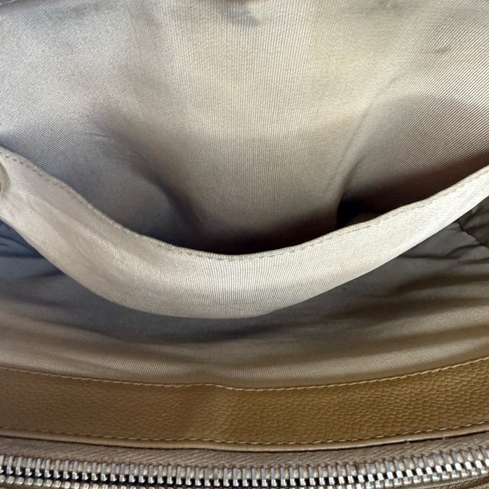 CHANEL Quilted Caviar Leather Beige Shopping Tote - Picture 14 of 16